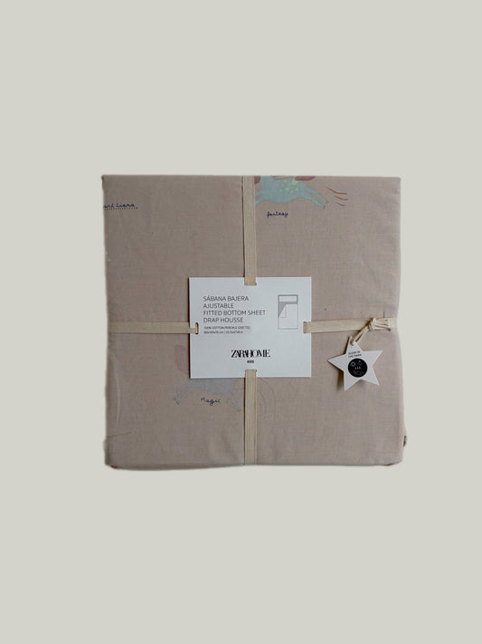 Brand New Zara Home Fitted Bed Sheet & Pillow Case
