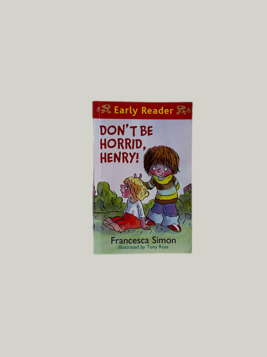 Good Condition Don’t Horrid Henry Book - Early Reader