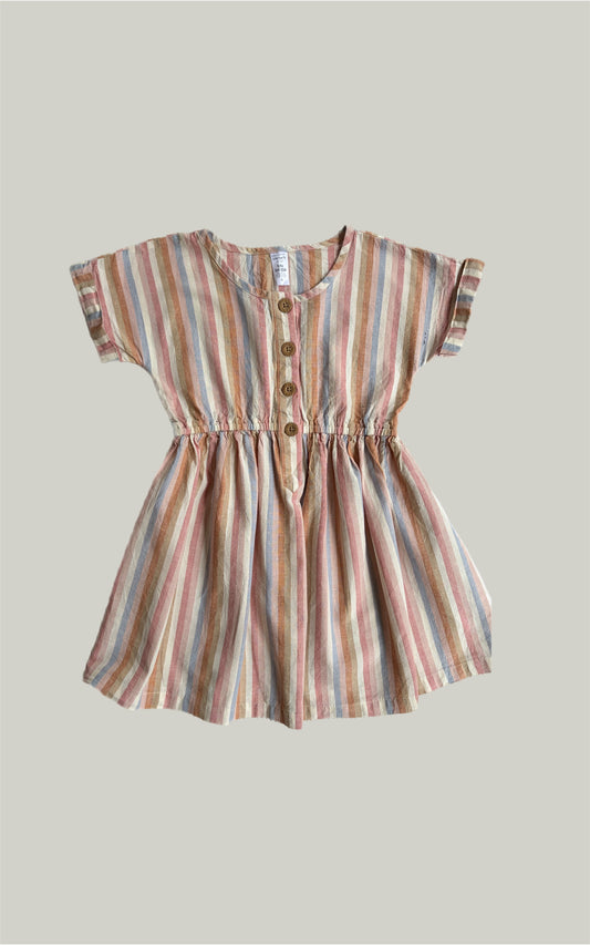 Excellent Condition Carter's Line & Cotton Dress 6 Years