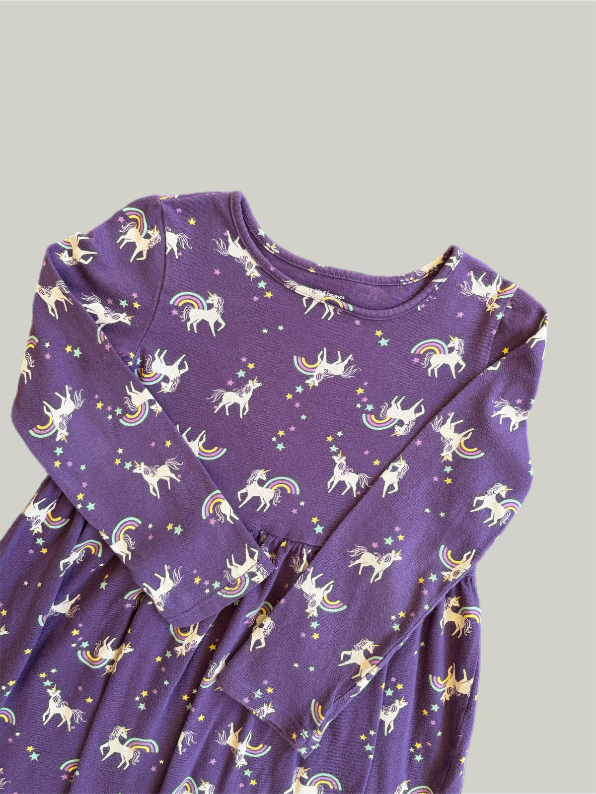 Like New Jumping Beans Long-Sleeve Cotton Dress 4 Years