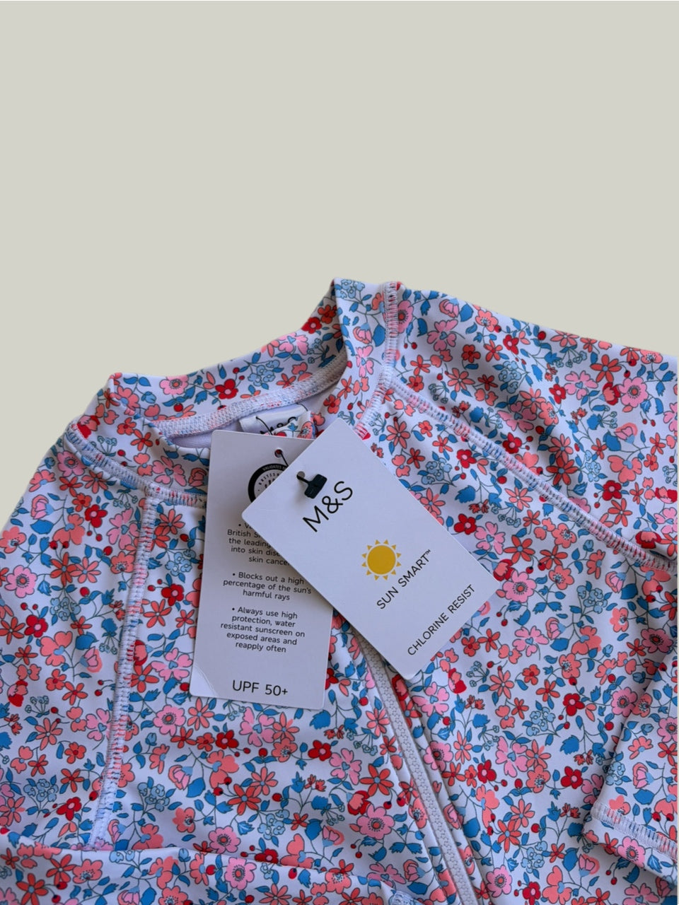 New With Tags M&S Swim Onesie UPF 50+ 4 to 5 Years