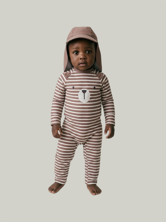 Excellent Condition George Swim Onesie + Hat 2 to 3 Years