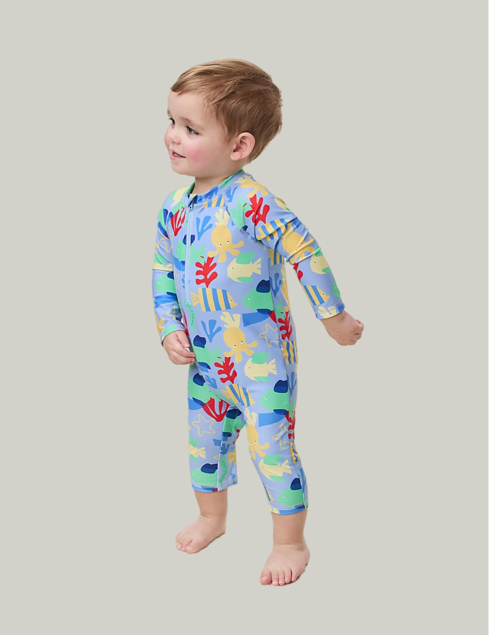 New With Tags M&S Swim Onesie & Hat UPF 50+ 18 to 24 Months
