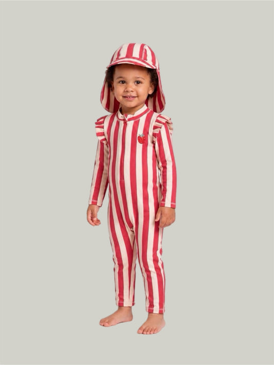 New With Tags George Swim Onesie + Hat 2 to 3 Years