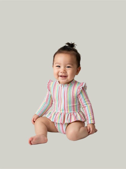 New With Tags Matalan Long Sleeve Swimsuit 6 to 9 Months