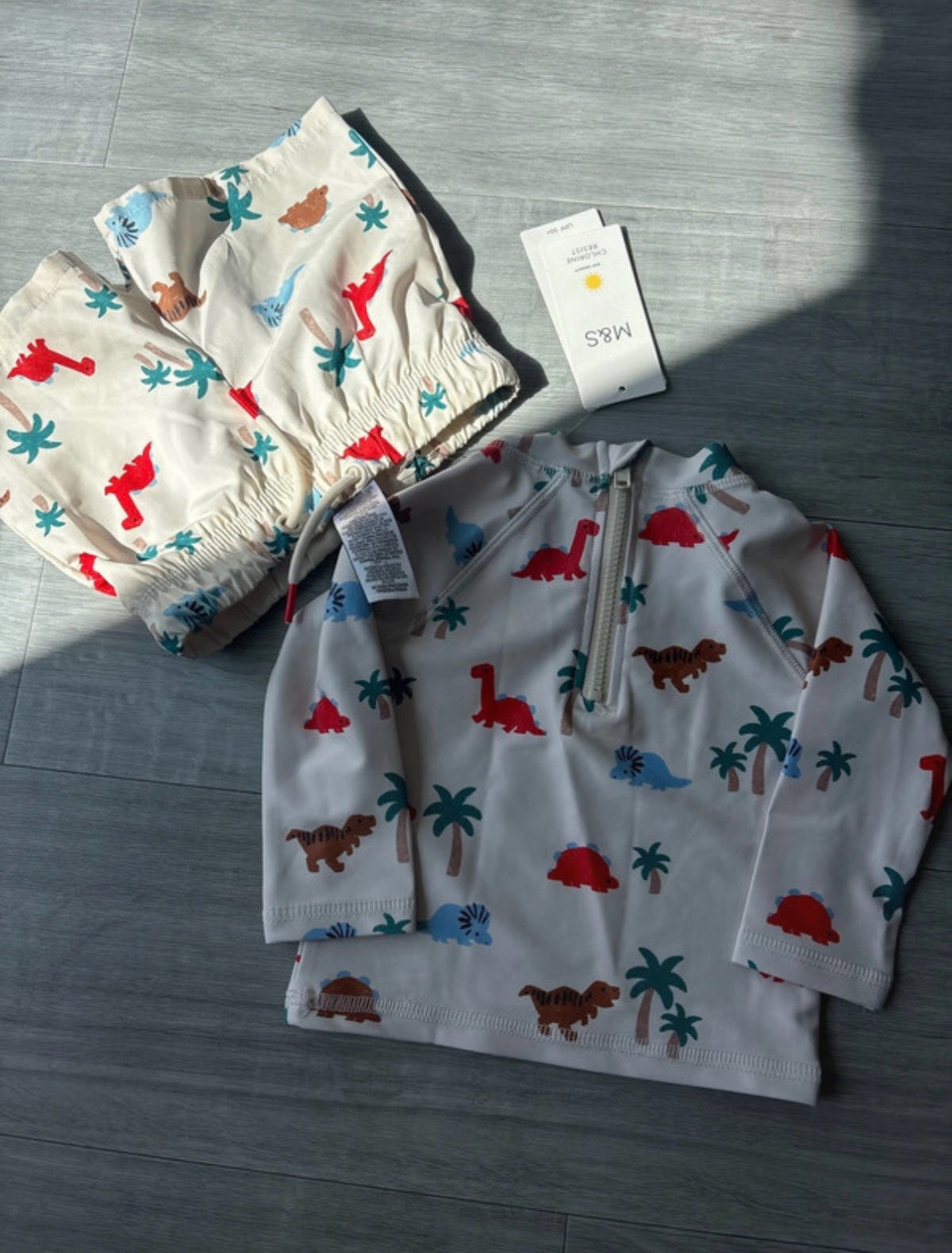 New With Tags M&S 2 Pieces Swim Set 9 to 12 Months
