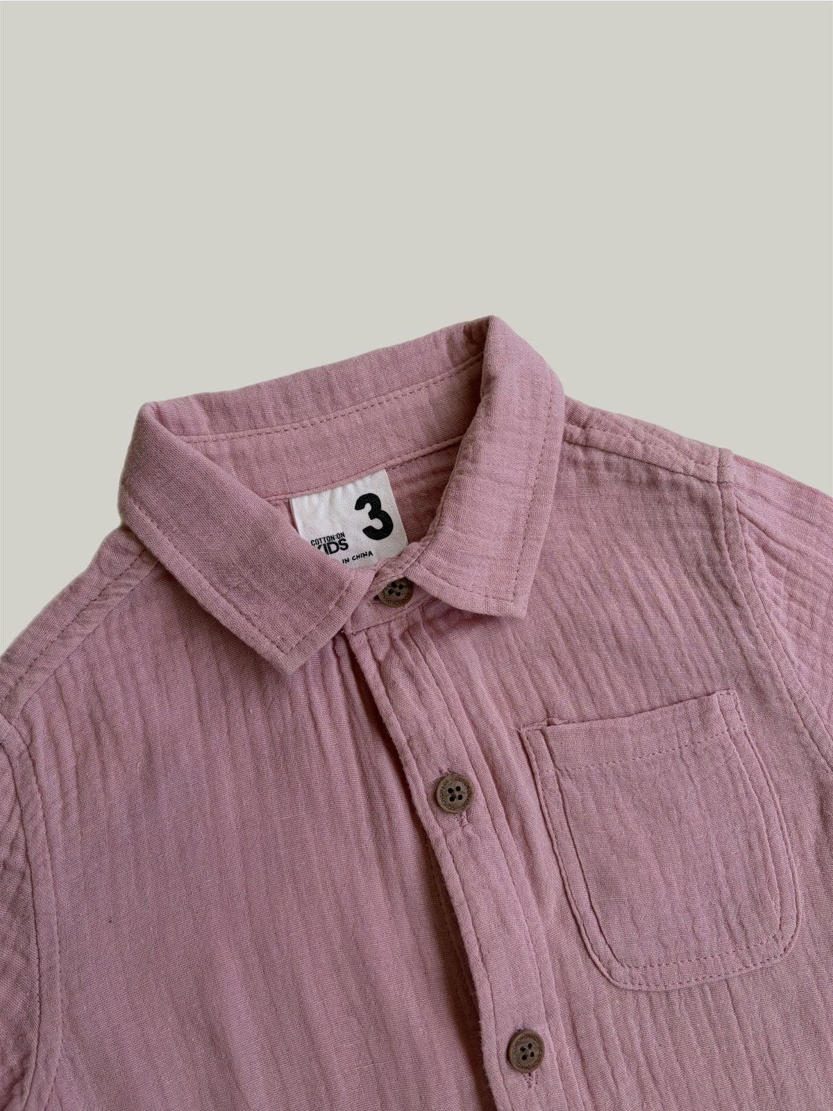 Good Condition Cotton On Kids Cotton Shirt 3 Years