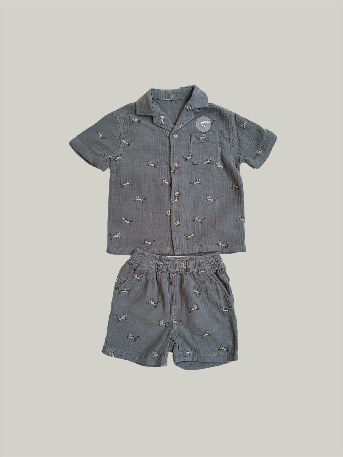 New With Tags Nutmeg Cotton 2 Pieces Set 2 to 3 Years