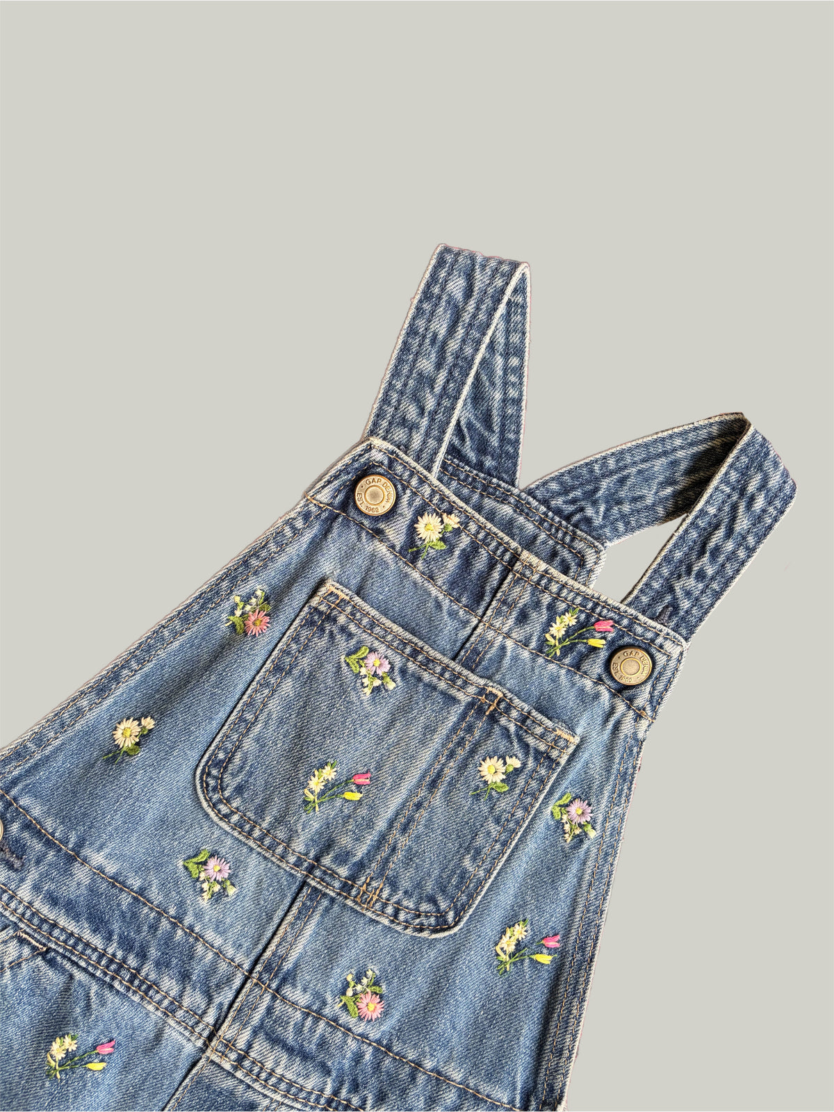 Like New Gap Denim Baby Cotton Dungarees 18 to 24 Months