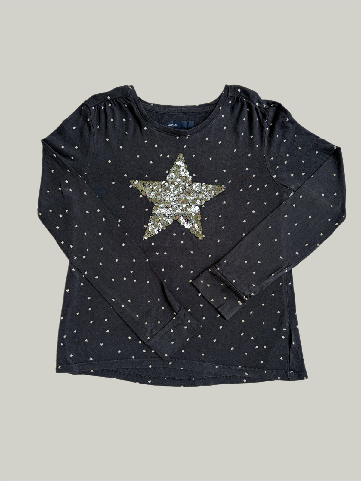 Like New Gap Kids Cotton Long-Sleeve Top 8 Years