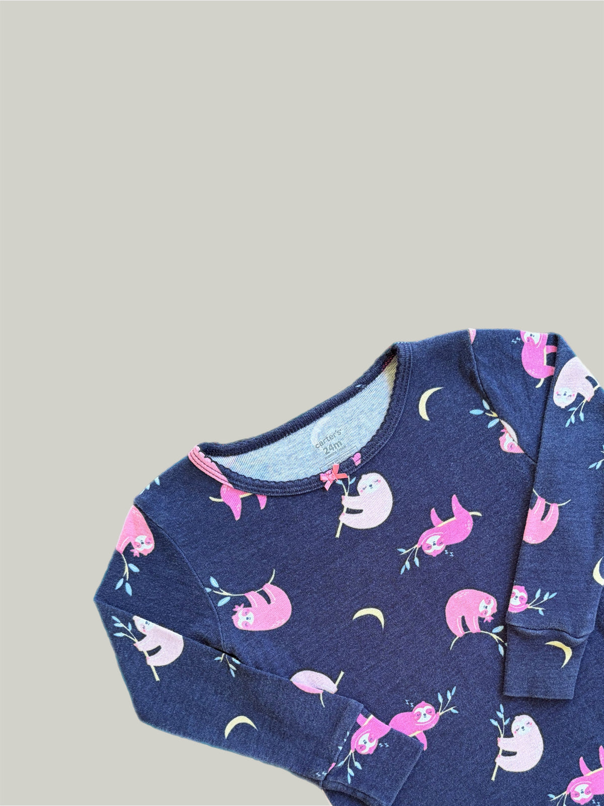 Good Condition Carter's Long-Sleeve Cotton Shirt (Pyjamas) 24 Months