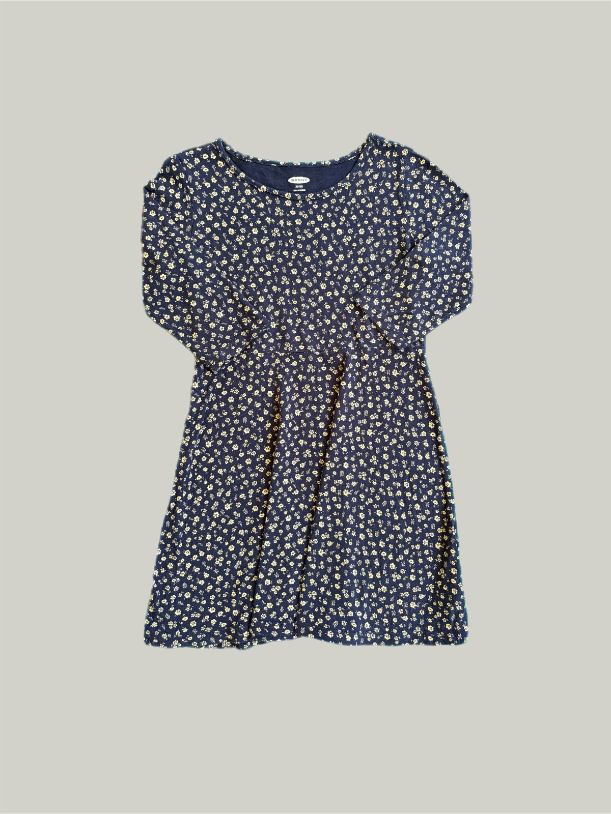 Like New Old Navy  Long-Sleeve Cotton Dress 5 Years