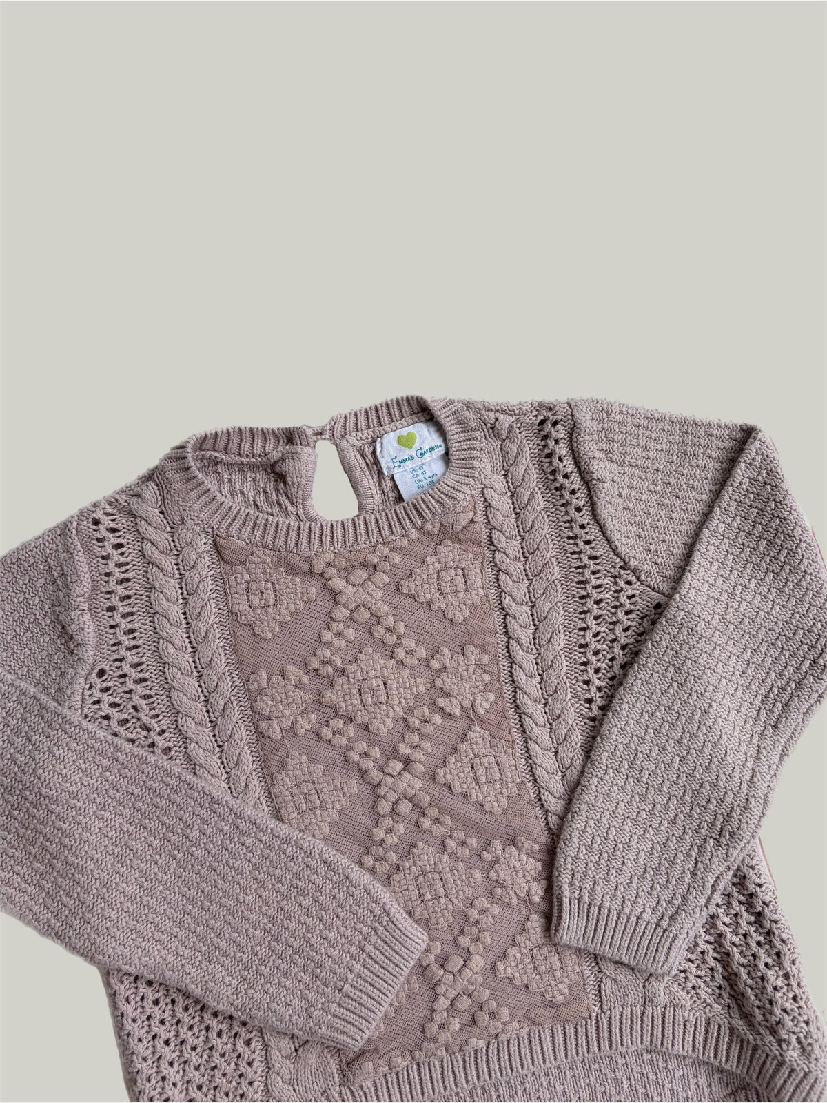 Like New Emma's Garden Cotton Jumper 4 Years