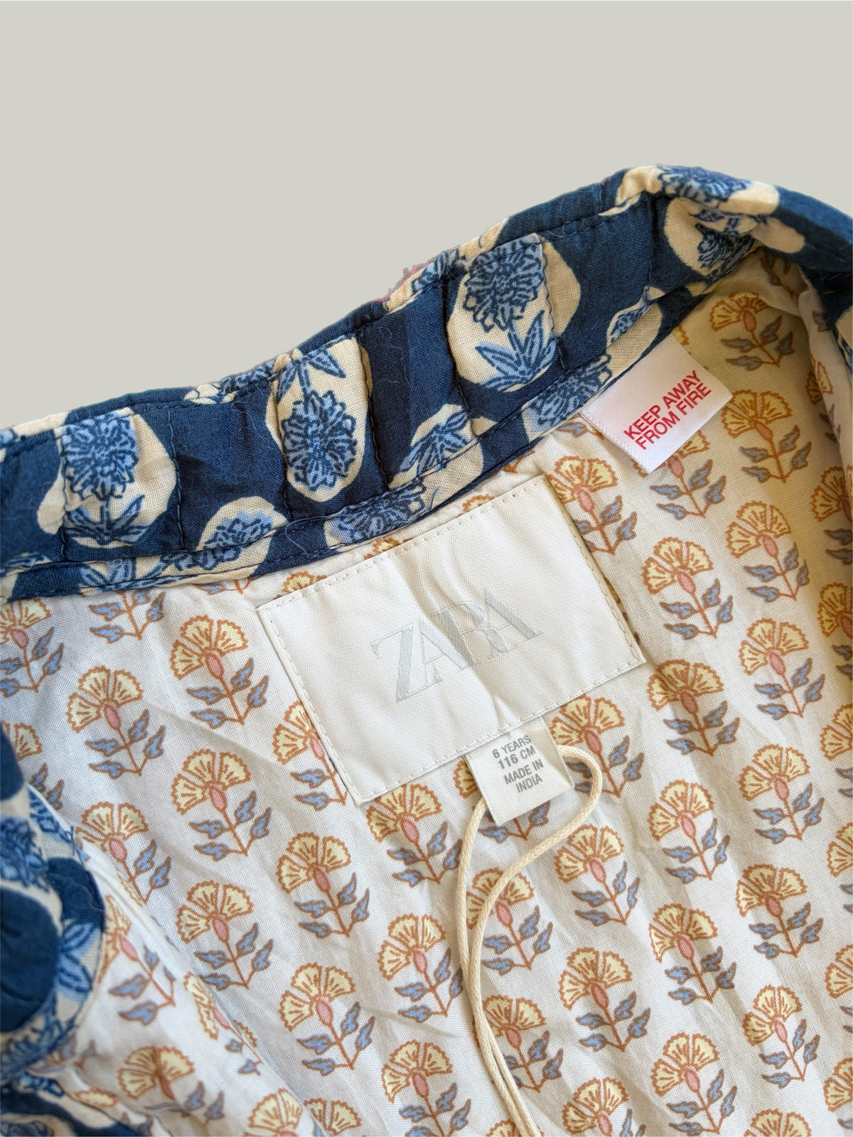 Brand New Zara Kids Cotton Jacket 6 Years