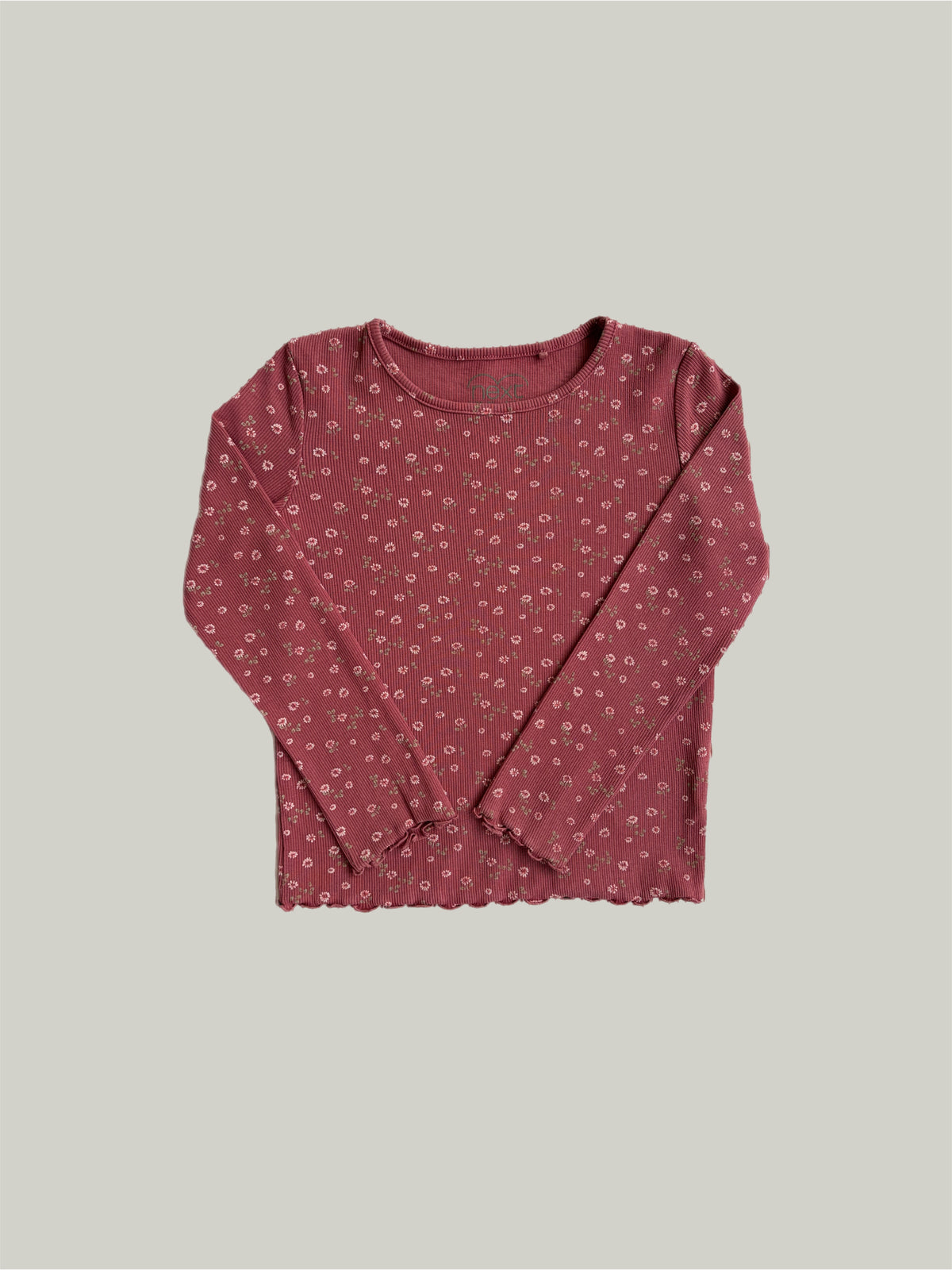 Like New Next Long-Sleeve Cotton Top 4 to 5 Years