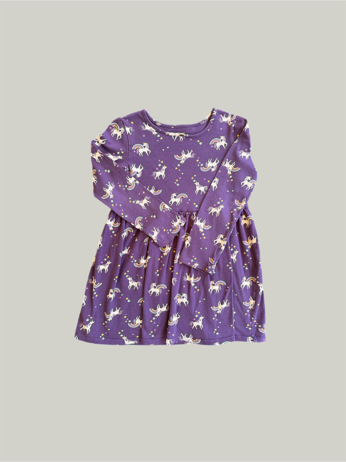 Like New Jumping Beans Long-Sleeve Cotton Dress 4 Years