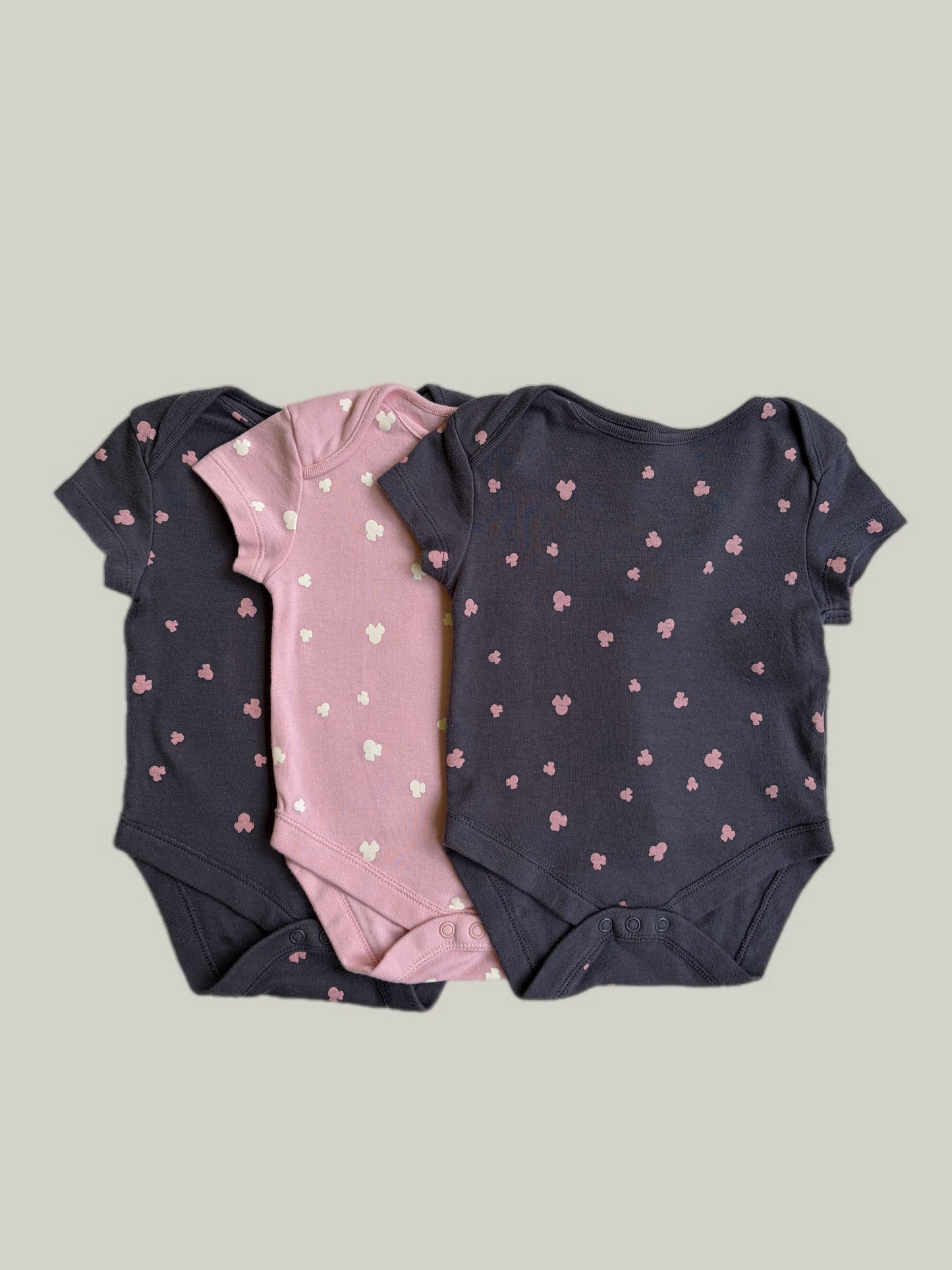 Like New Primark Cares Cotton Bodysuits 3 Pack