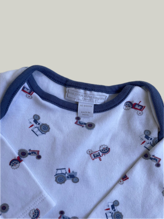 Like New Little white Company Footless Onesie
