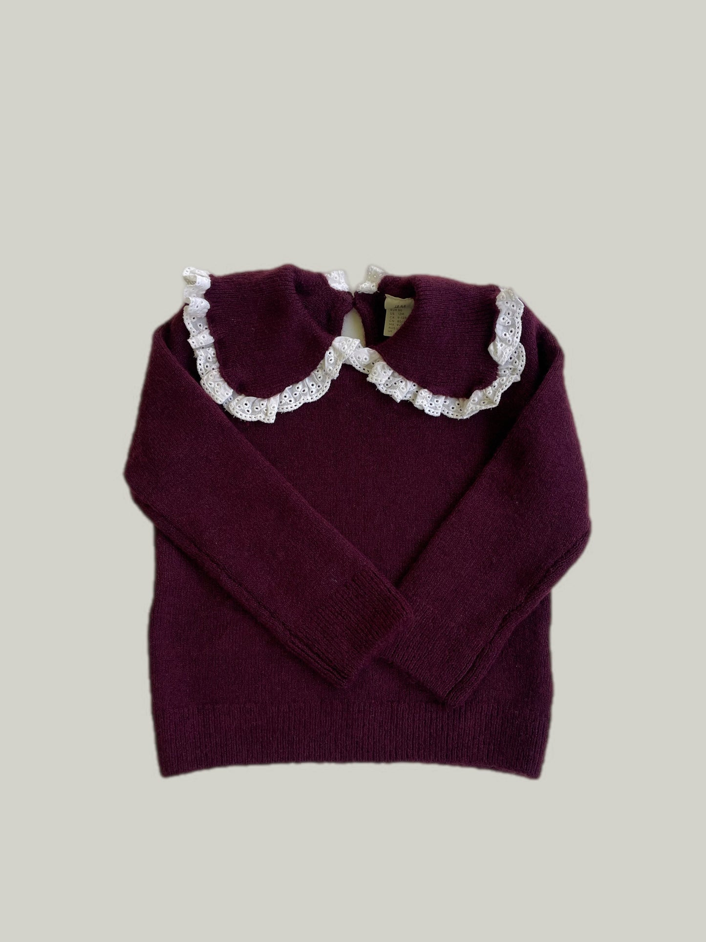 Brand New H&M Baby Girl Long Sleeve Sweeater