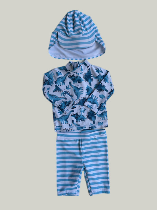 Brand New Baby TU Long Sleeve Swim Set 3 to 6 Months