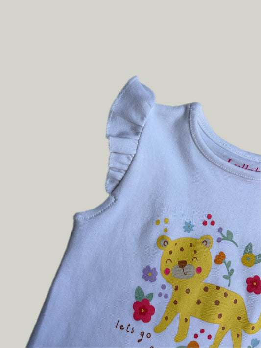 Brand New Cotton Lullaby Peacocks Baby Girl Set