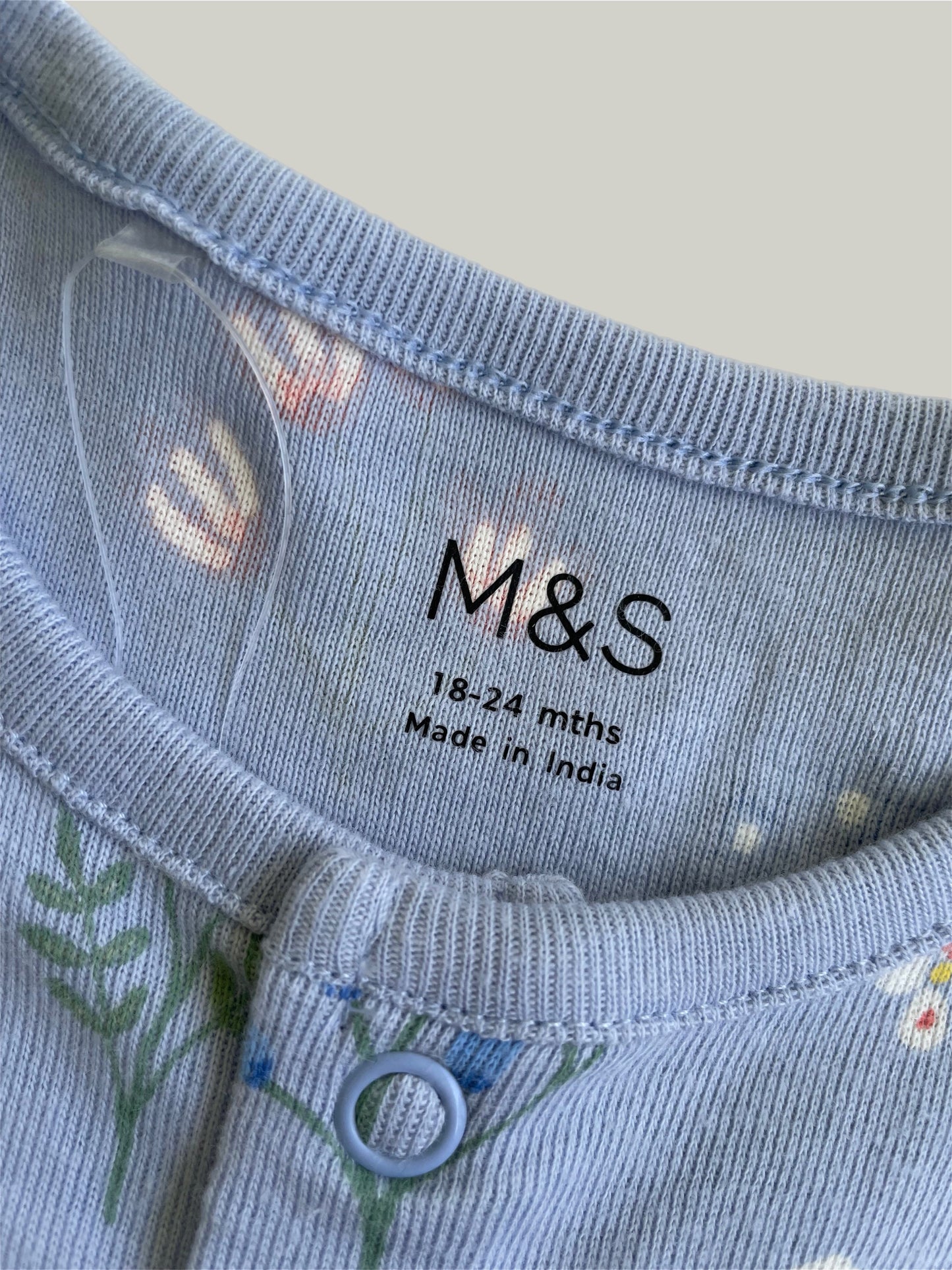 Brand New M&S Baby Girl Sleepsuit