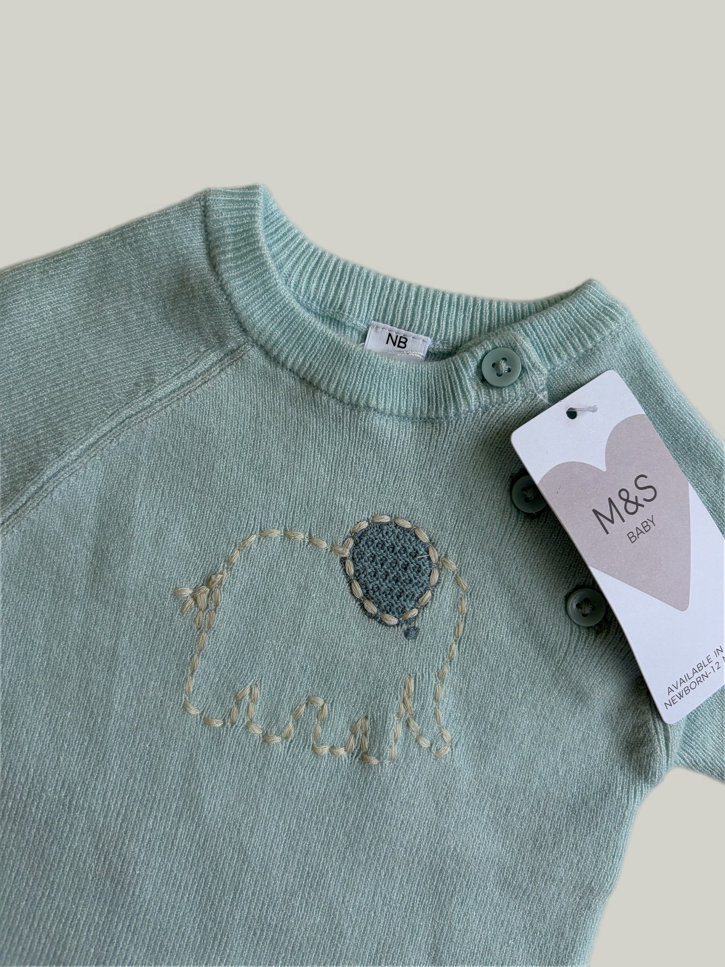 Brand New M&S Newborn Jumper