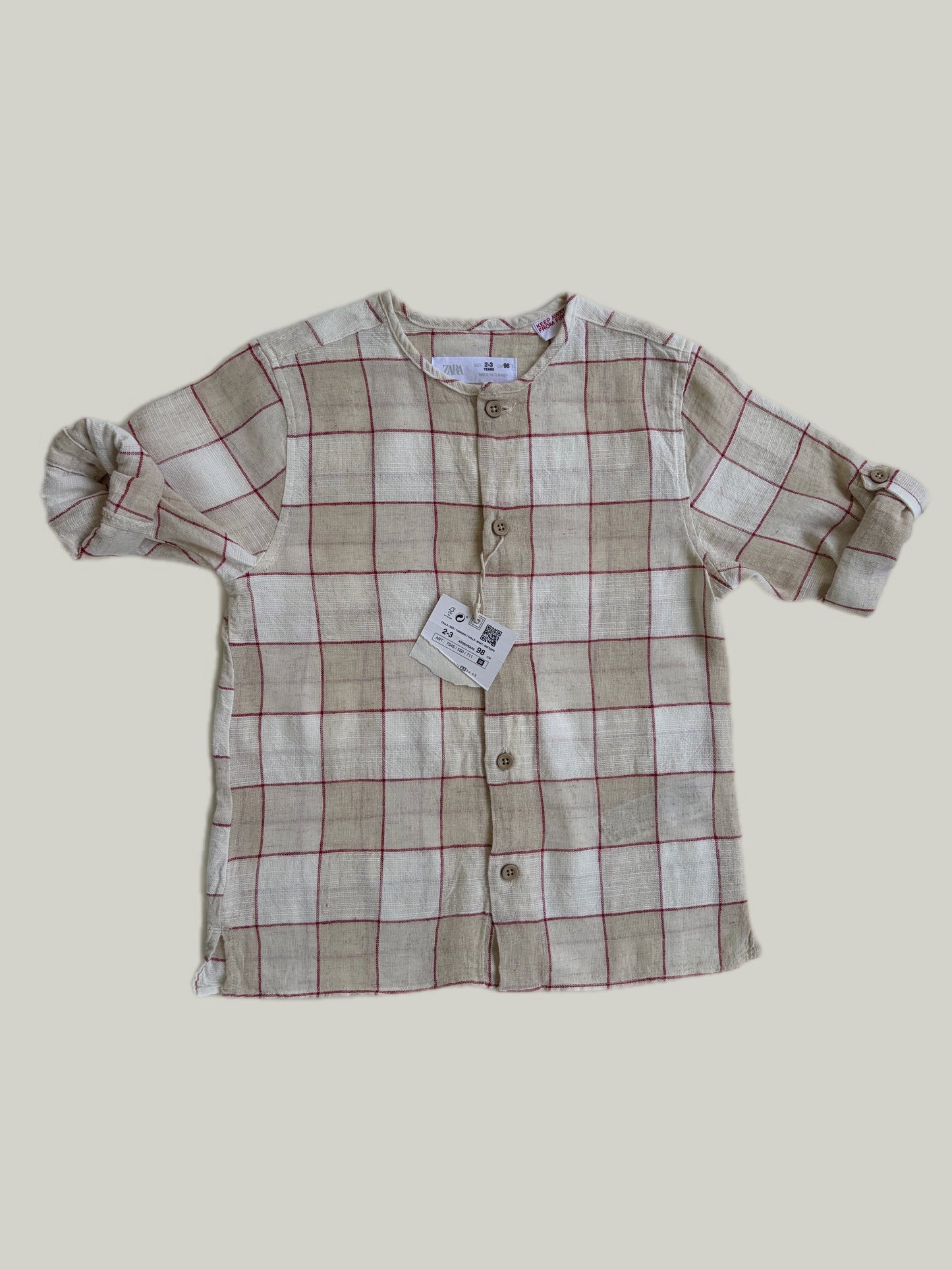 Brand New Zara Cotton & Linen T-Shirt
