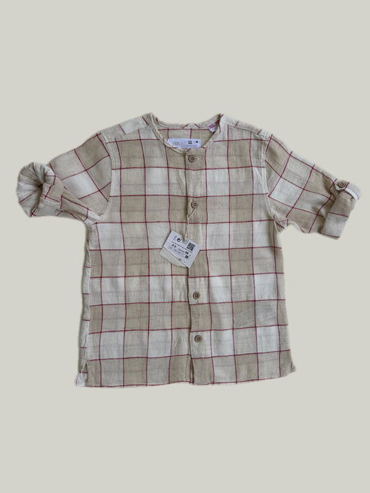 Brand New Zara Cotton & Linen T-Shirt