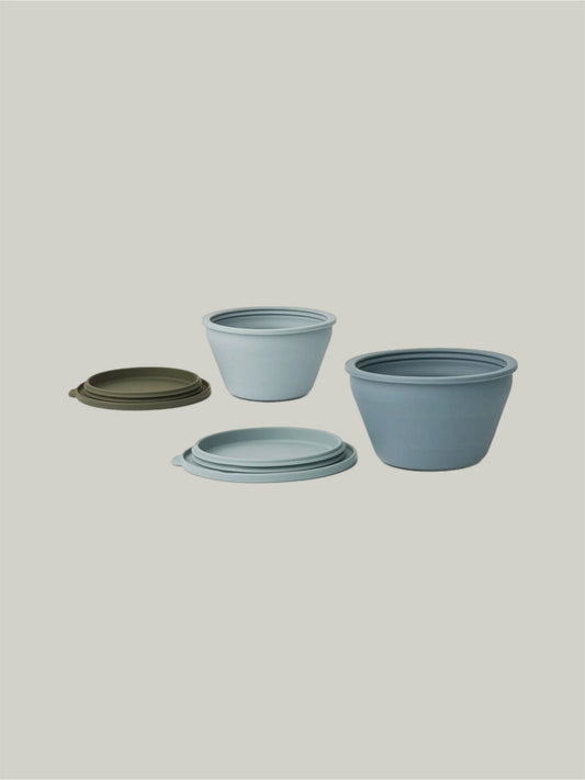 Brand New Liewood Silicone Foldable Bowl Set