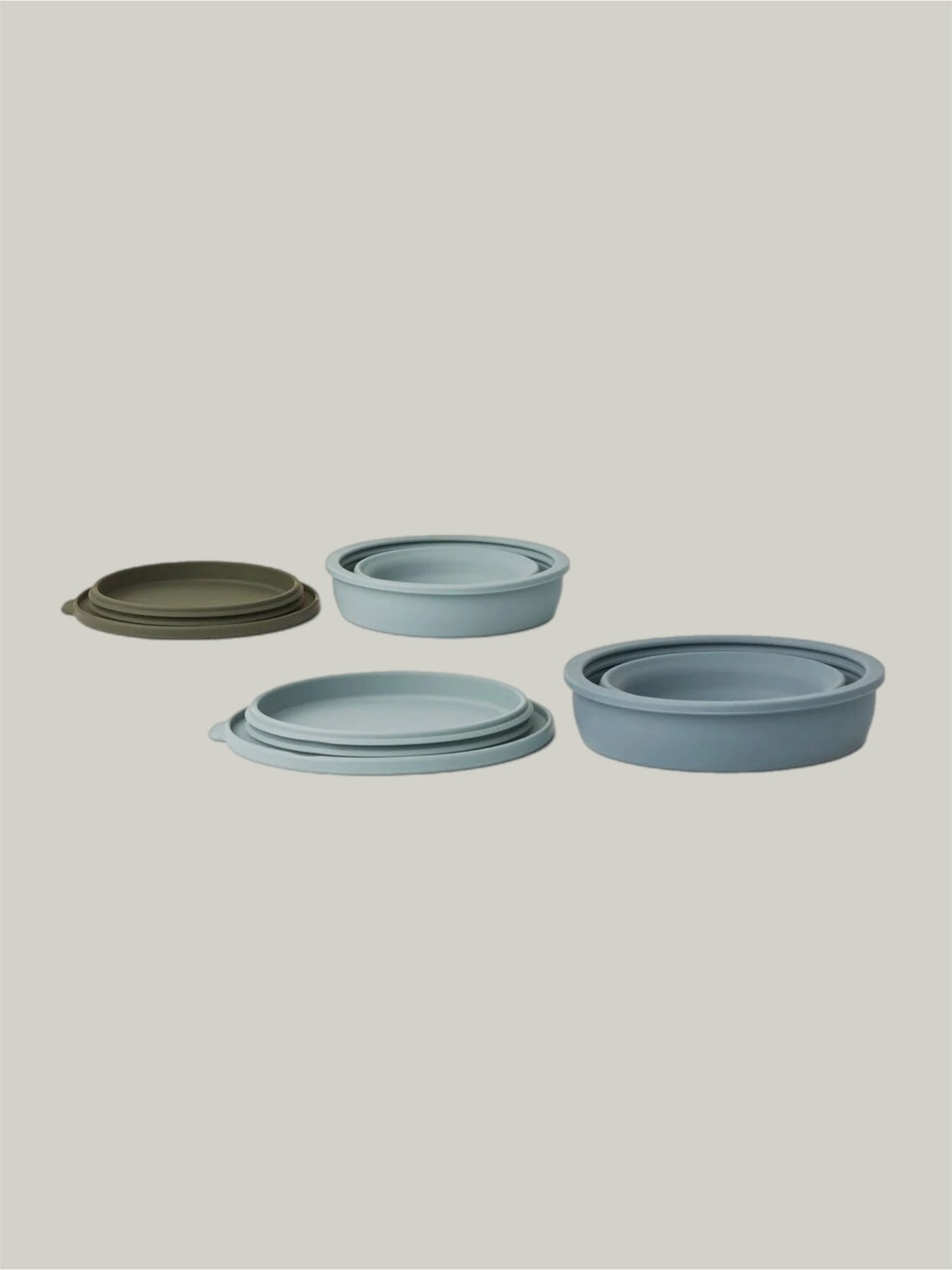 Brand New Liewood Silicone Foldable Bowl Set