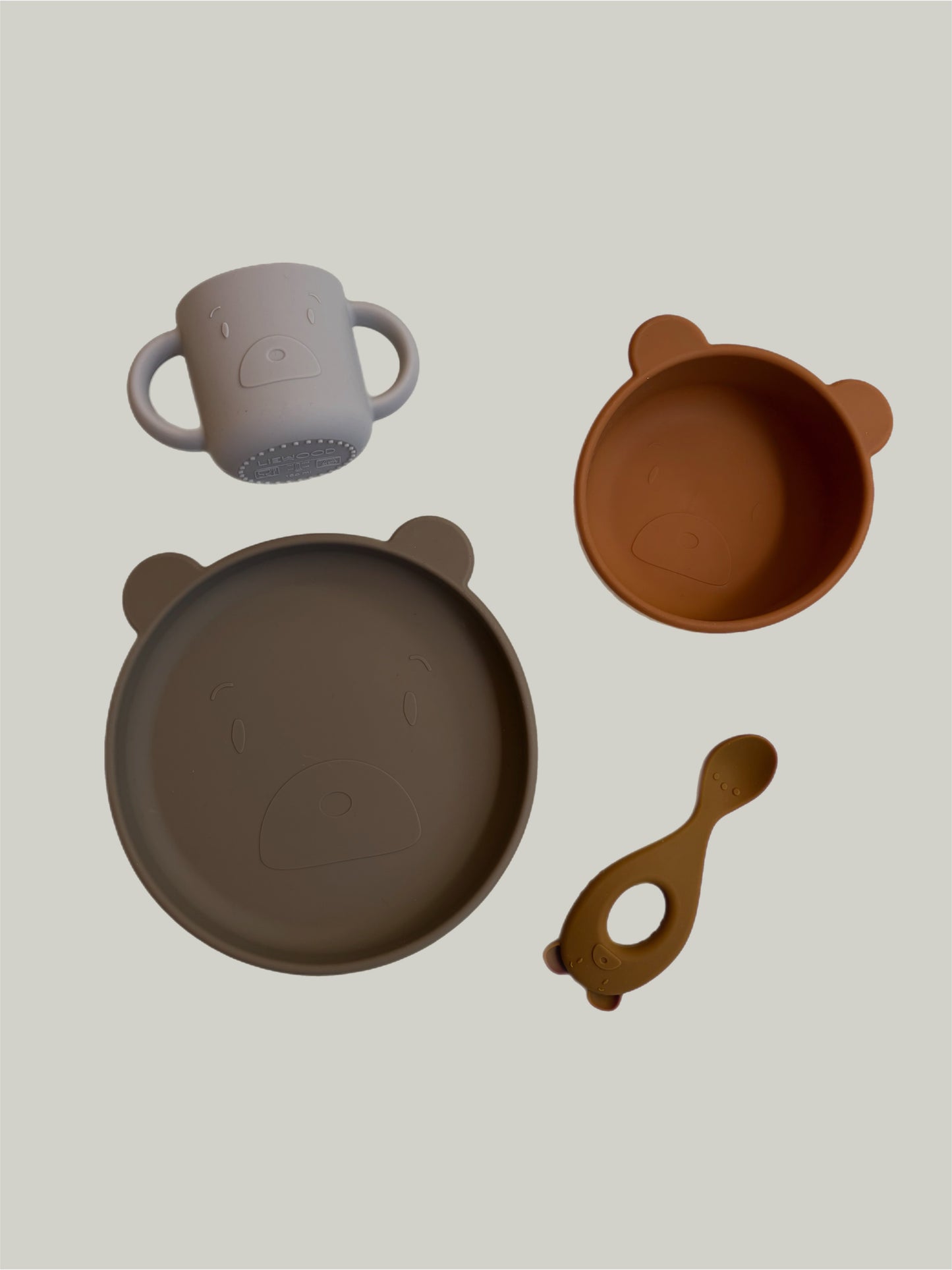 Brand New Liewood Viv Silicone Tableware Mr Bear