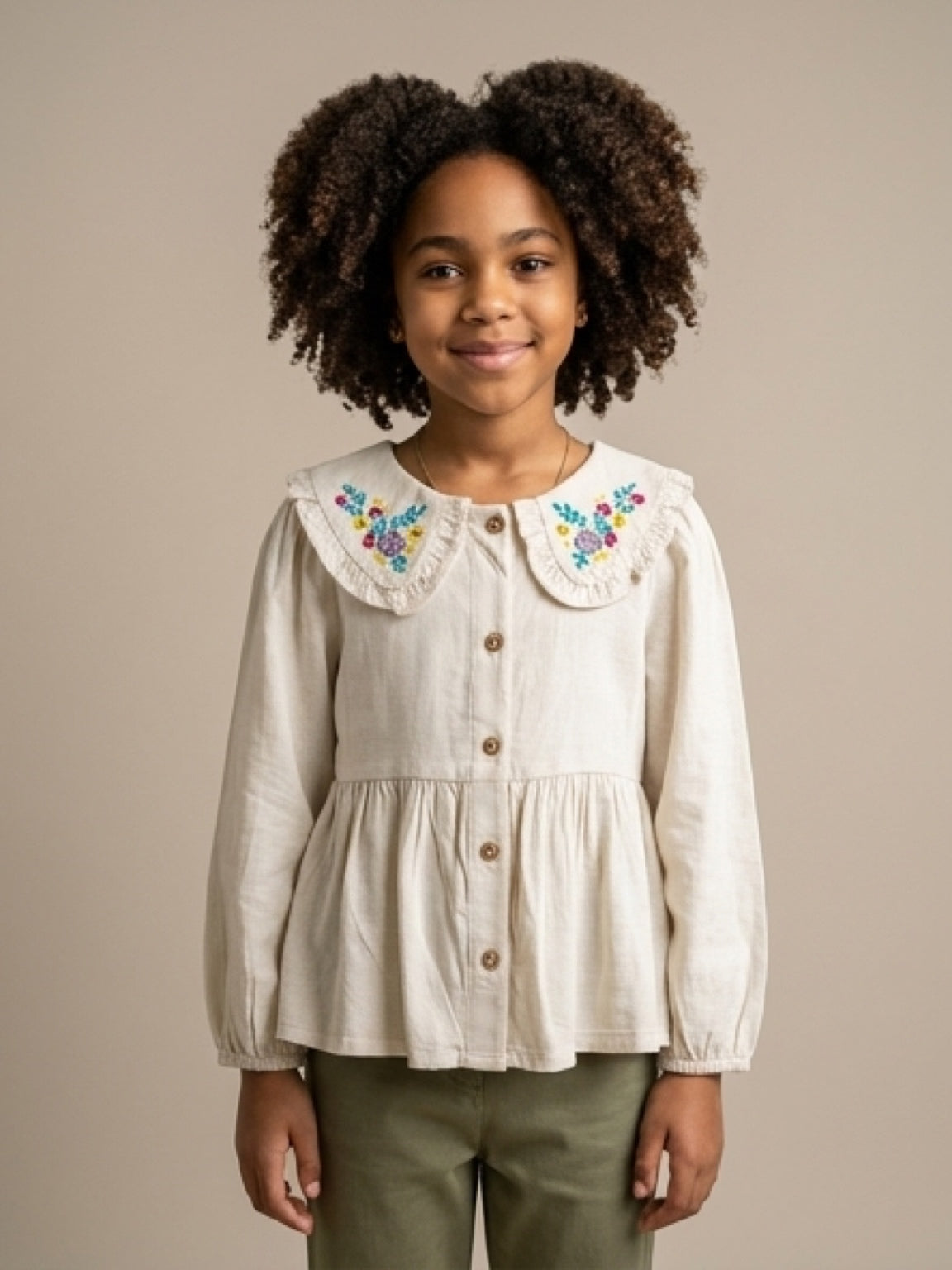 Brand New TU Kids Cream Blouse
