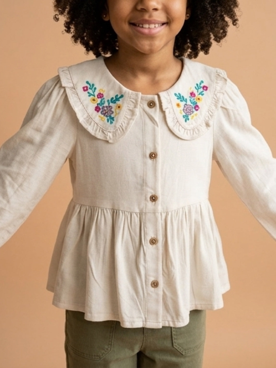 Brand New TU Kids Cream Blouse