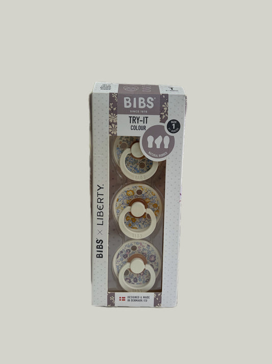 Brand New Bib x Liberty Pacifier 3 pack
