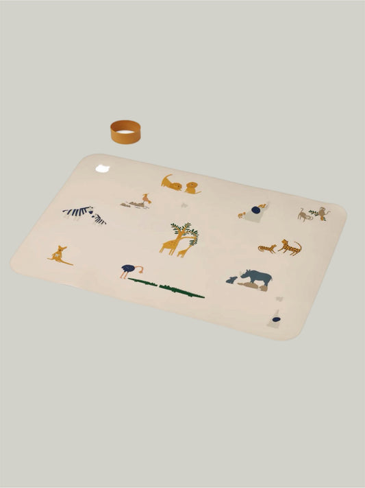 Liewood Jude Printed Placemat - Safari/Sandy Mix