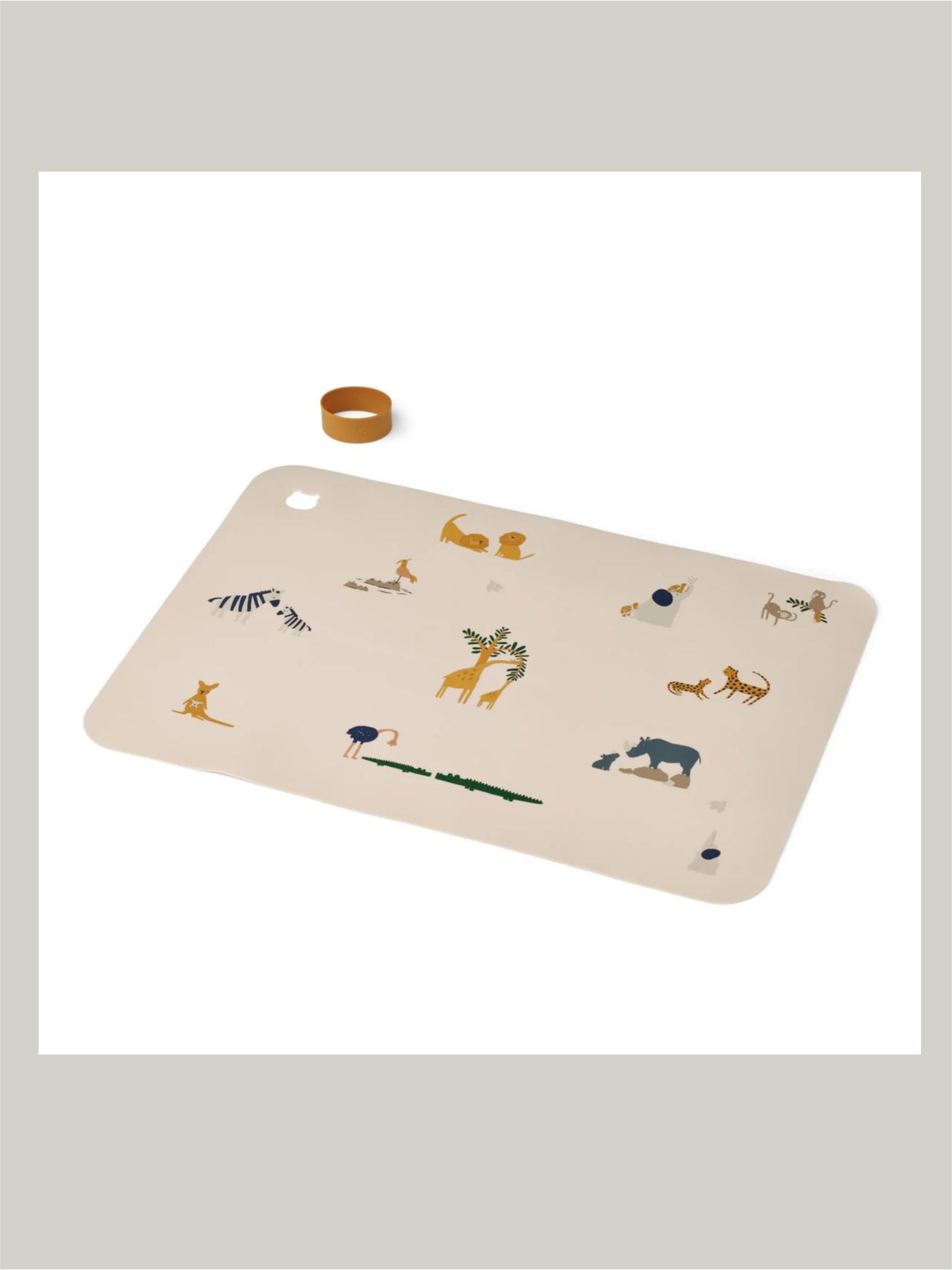 Liewood Jude Printed Placemat - Safari/Sandy Mix
