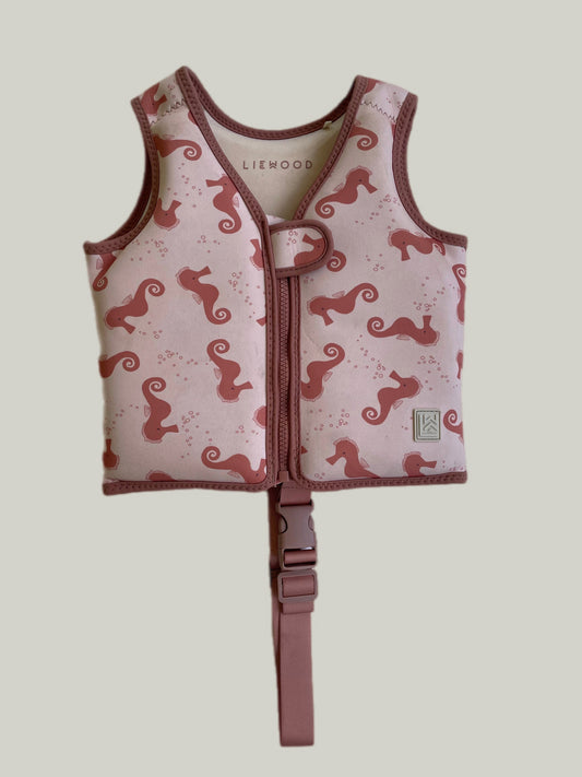 Like New Liewood Dove Swim Vest  Seahorse
