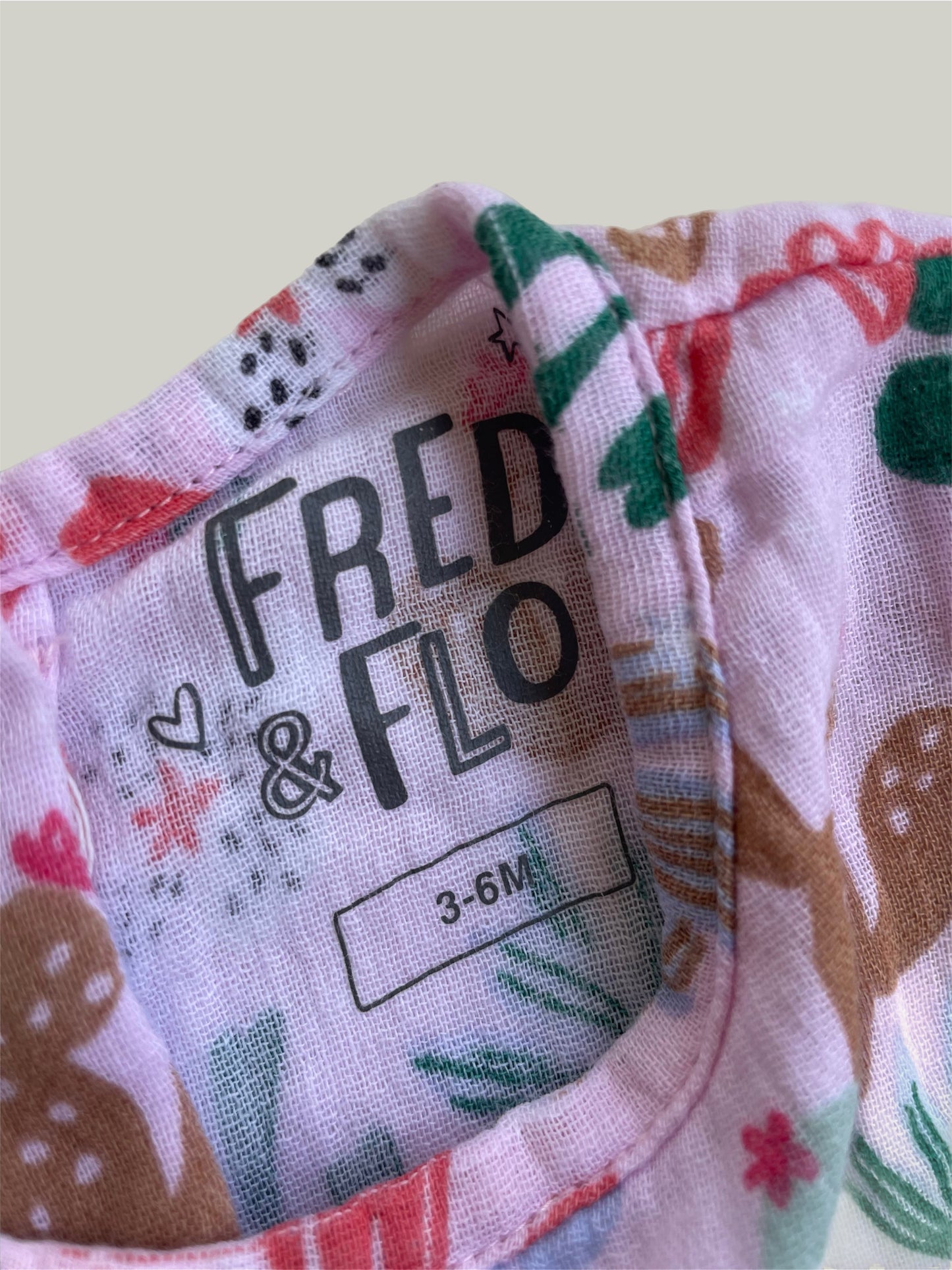 Like New Fred & Flo Baby Girl Romper