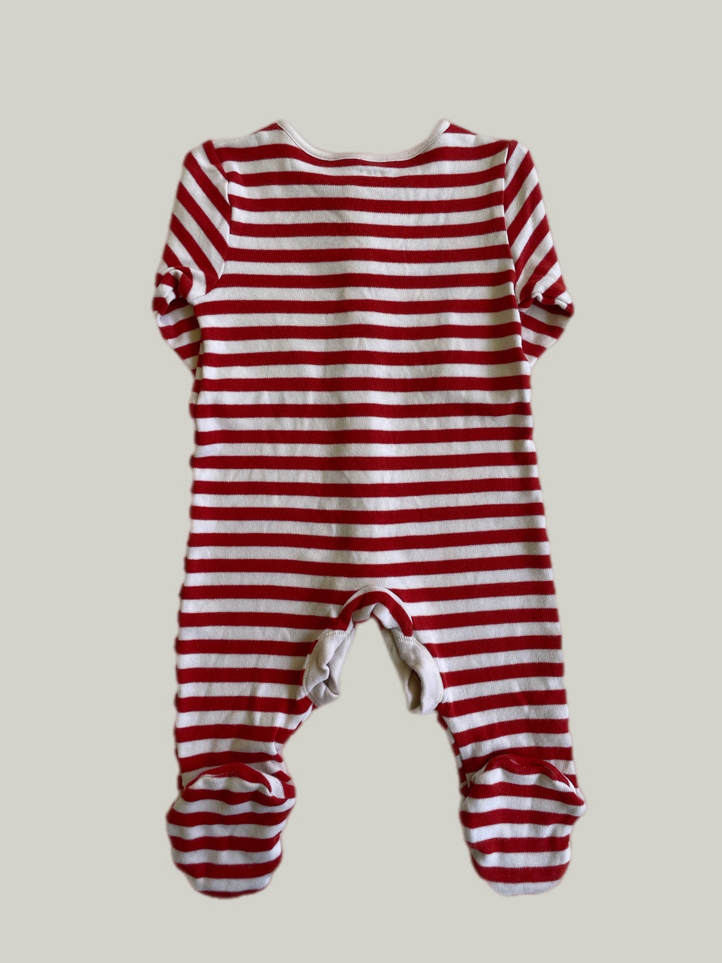 Good Condition M&S Red & Cream Pyjamas