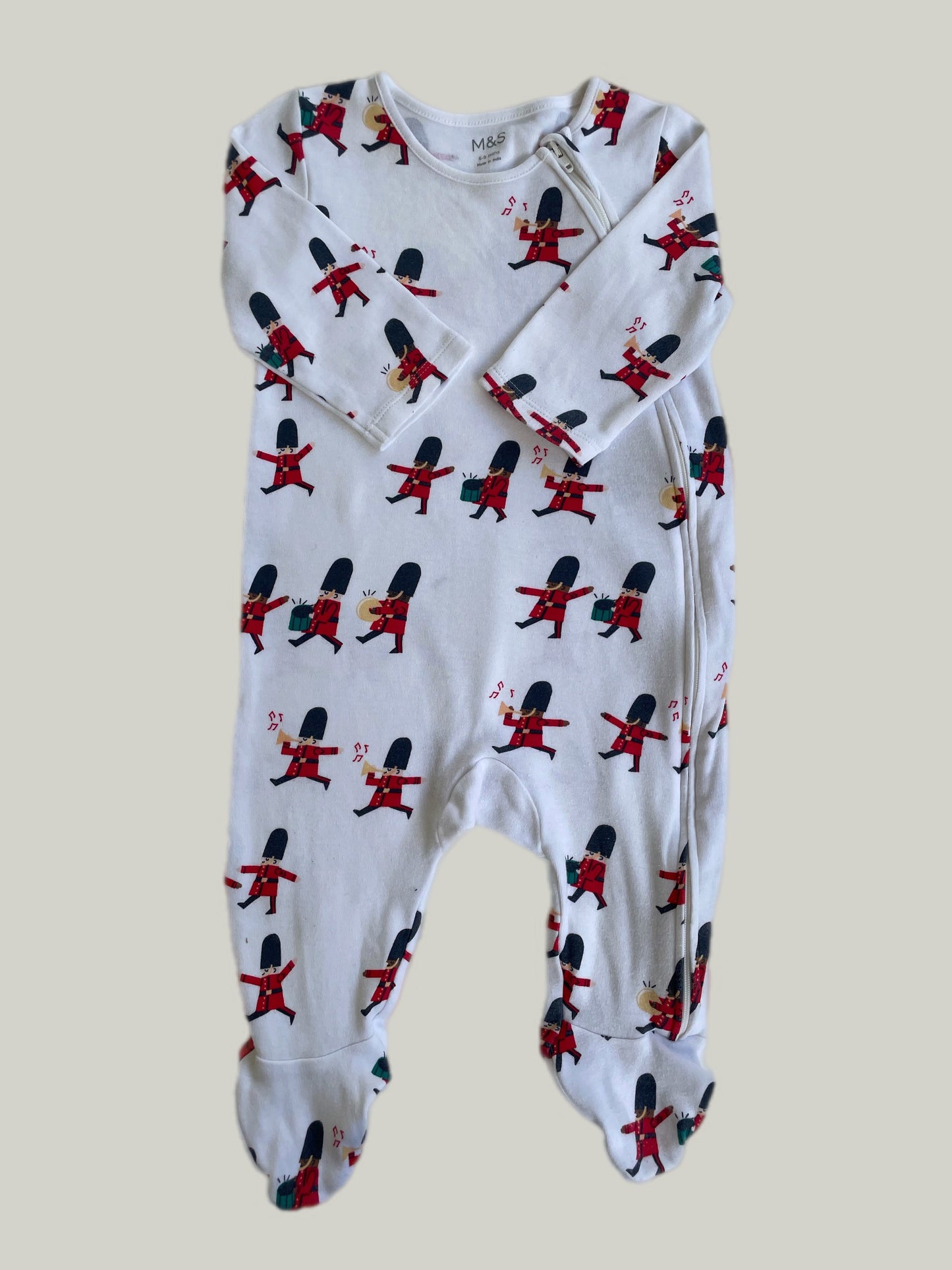 Excellent Condition M&S Cotton Onesie