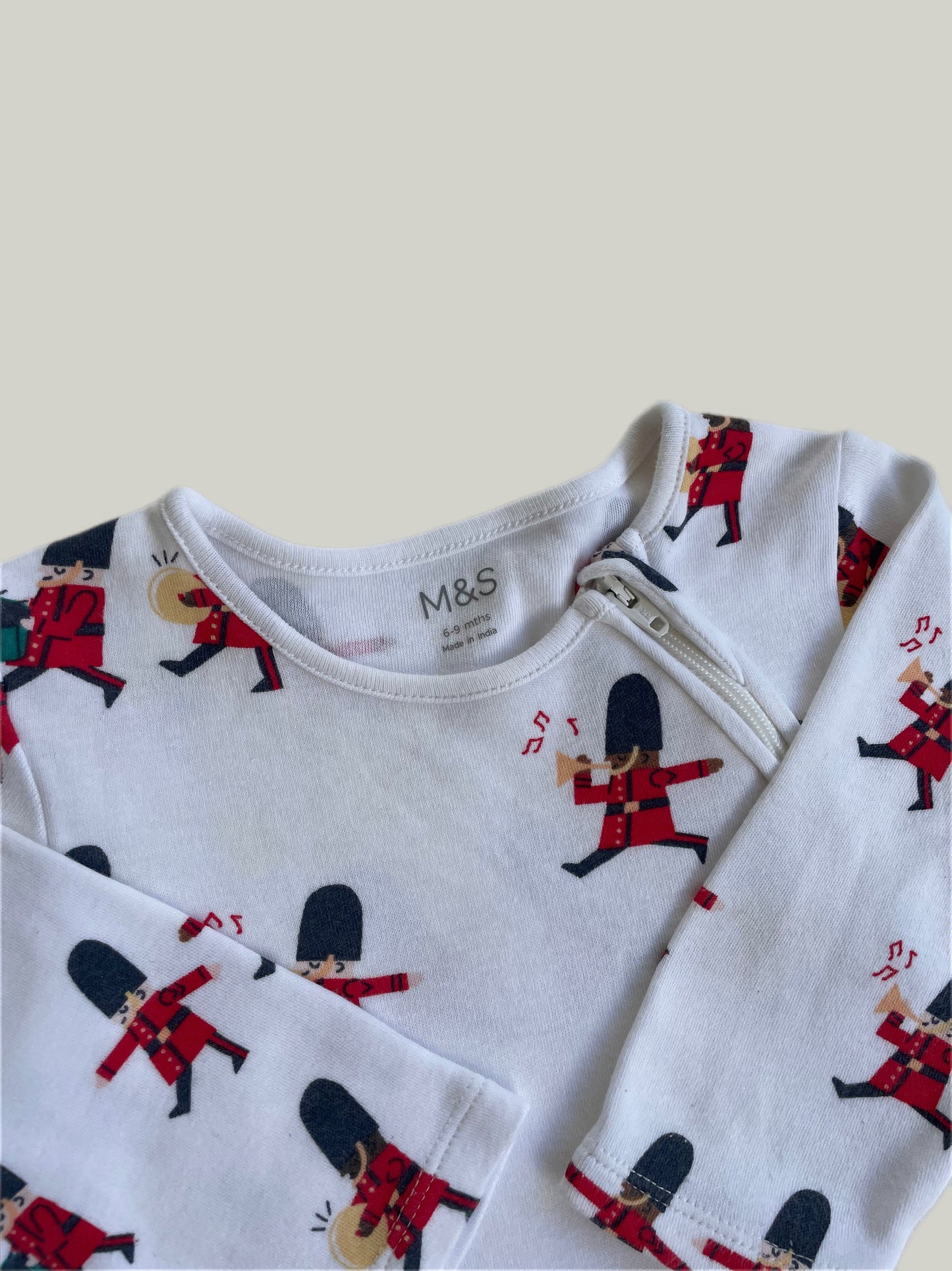 Excellent Condition M&S Cotton Onesie