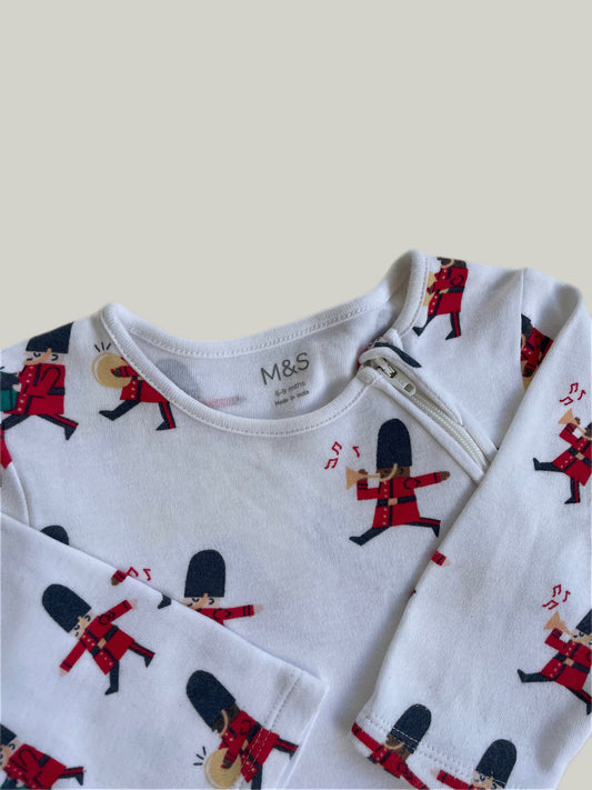 Excellent Condition M&S Cotton Onesie