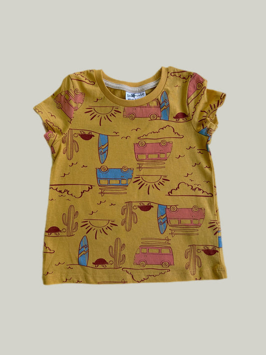 Like New So Cute Short Cotton Short Sleeve T-Shirt