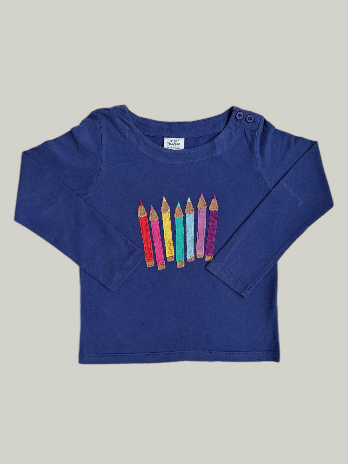 Excellent Condition Mini Borden Cotton Long-sleeve Top 5 to 6 Years