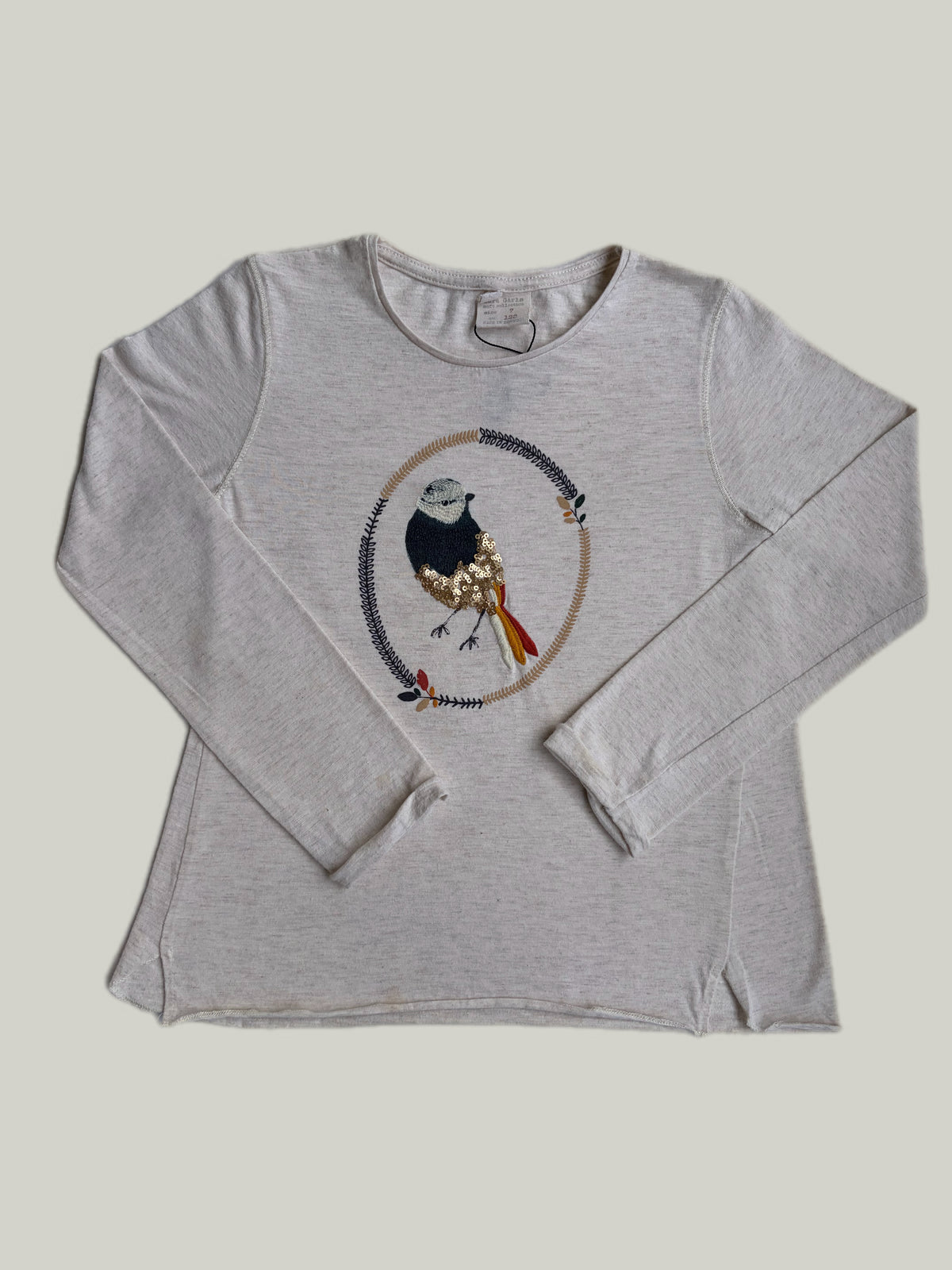 Like New Zara Girls Long- Sleeve Top 7 Years