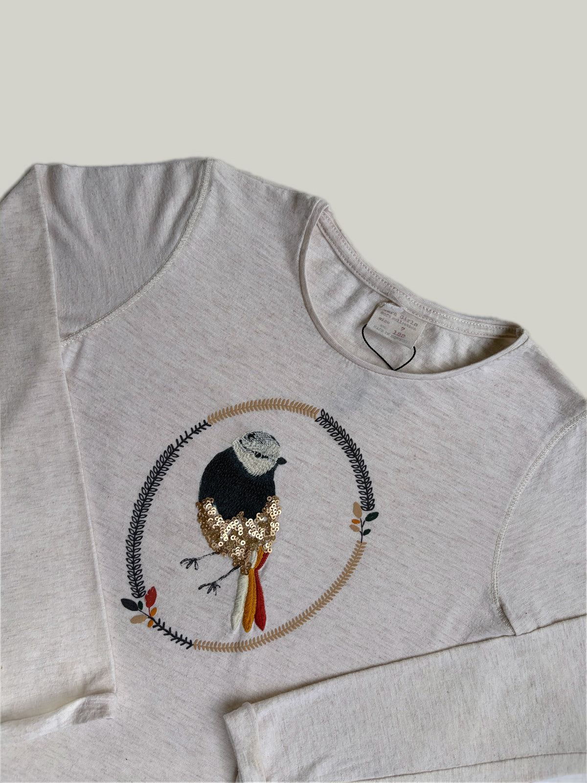 Like New Zara Girls Long- Sleeve Top 7 Years