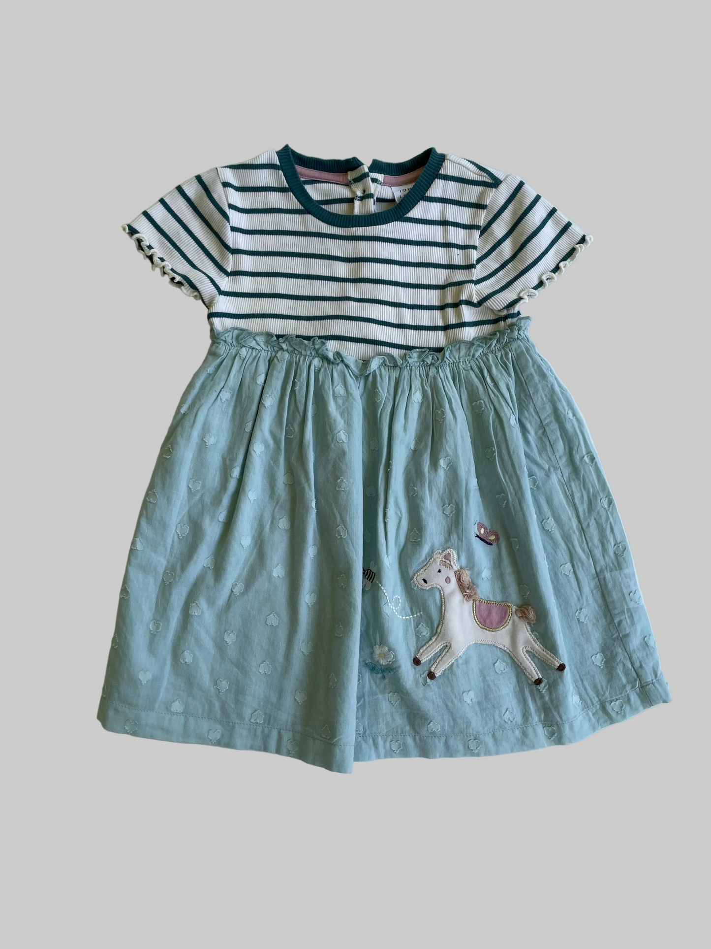 Like New John Lewis Baby Girl Green Dress