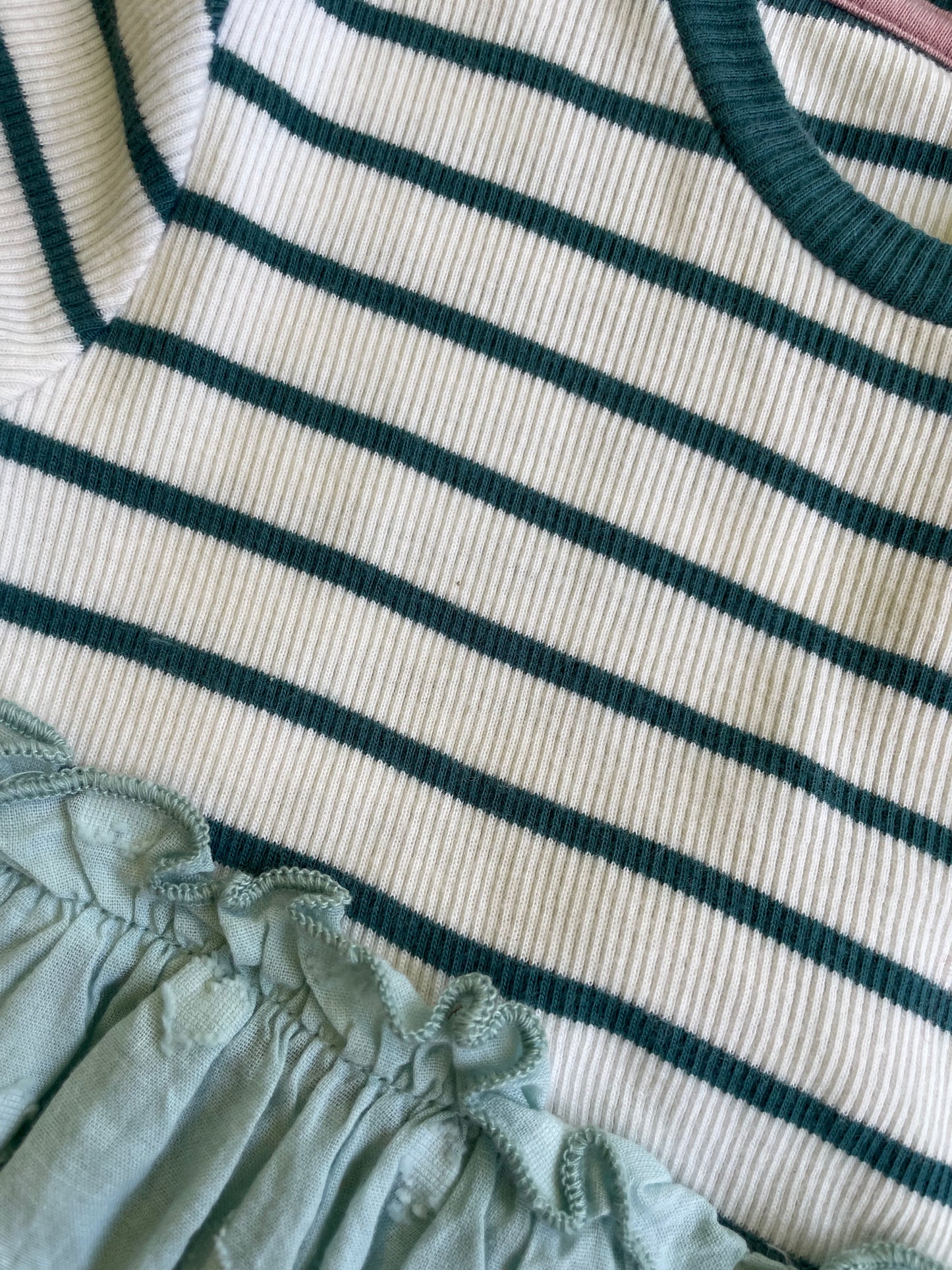 Like New John Lewis Baby Girl Green Dress