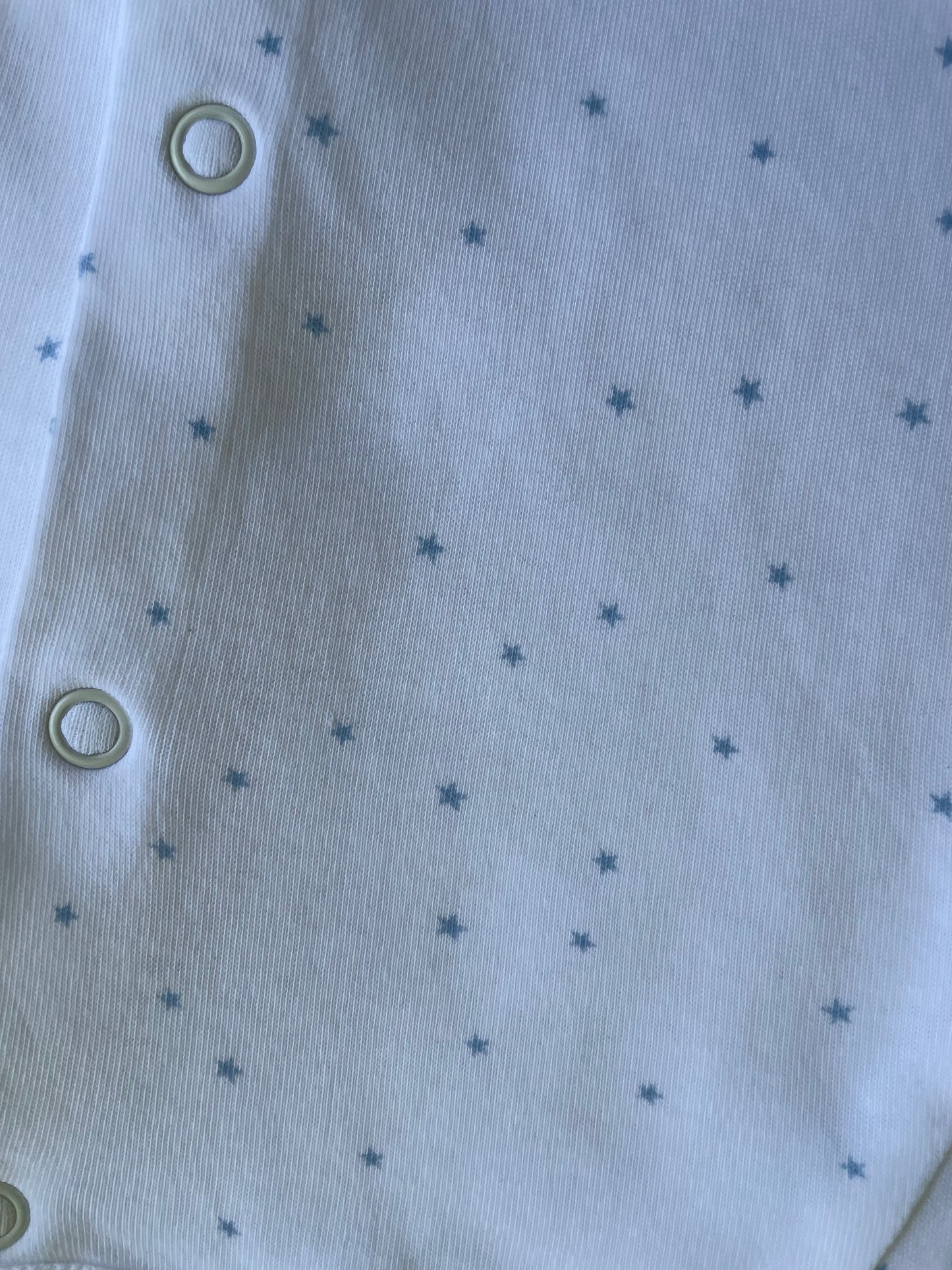 Next Baby Blue Starts Sleepsuit
